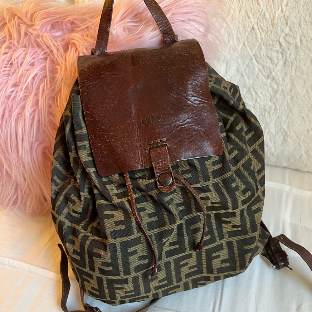 Authentic Fendi Zucca Backpack
